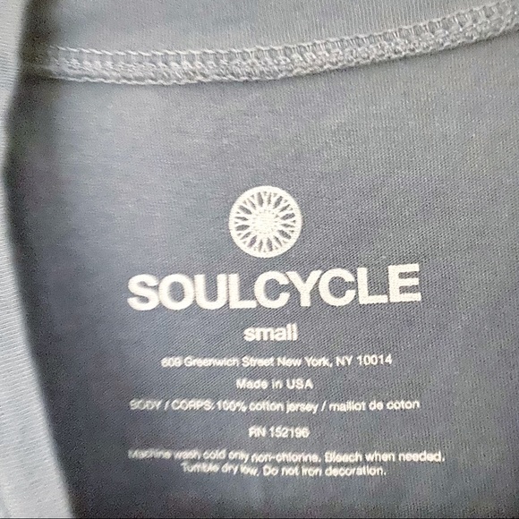 Soulcycle • Graphic Print Muscle Tank in Steel Blue - Picture 7 of 7